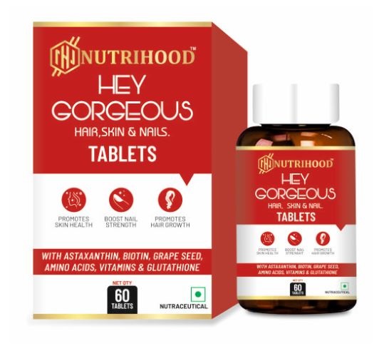 Nutrihood Hey Gorgeous Skin Hair & Nails (60 Capsule)